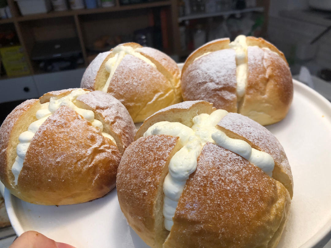 简单好吃的乳酪奶油面包～孙小美的手作