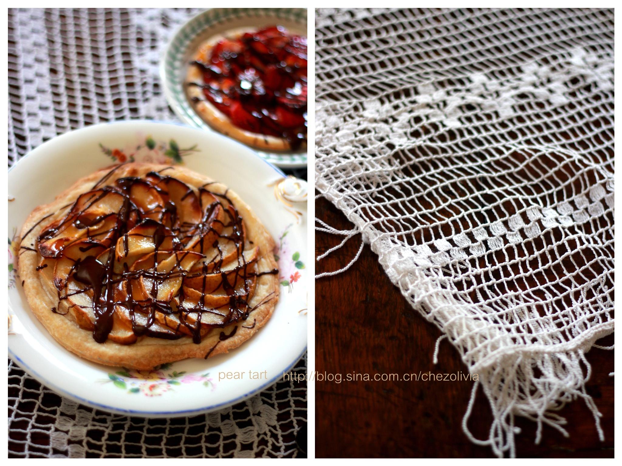 草莓塔&梨塔/Strawberry tart and pear tart的做法