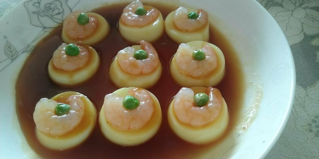 日本豆腐蒸虾仁