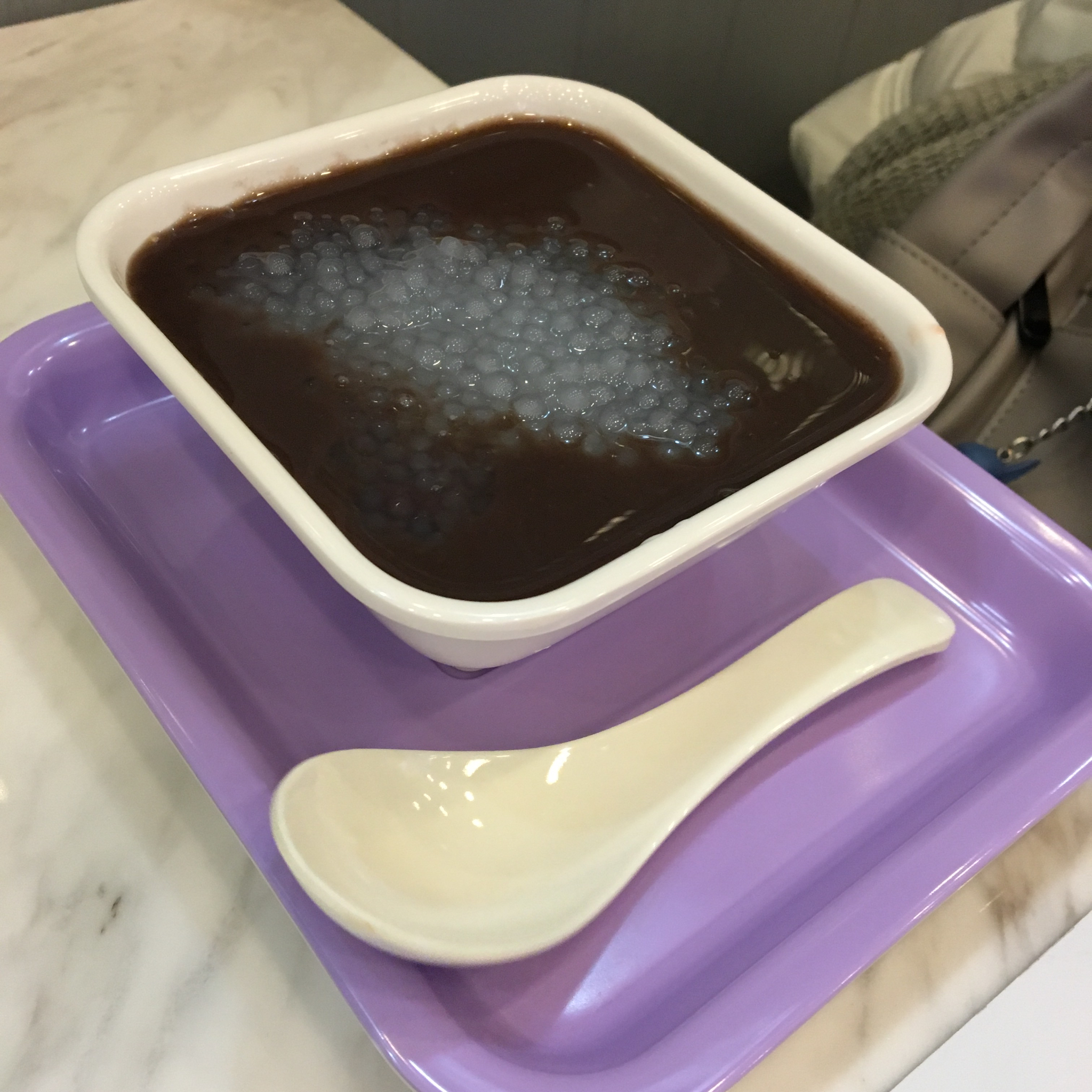 红豆牛奶西米露