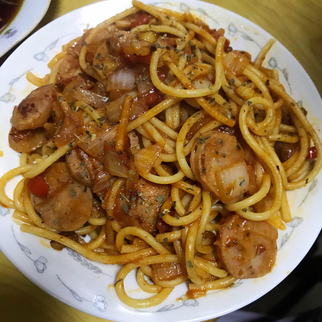 好吃到舔盘🔥那不勒斯风味意面