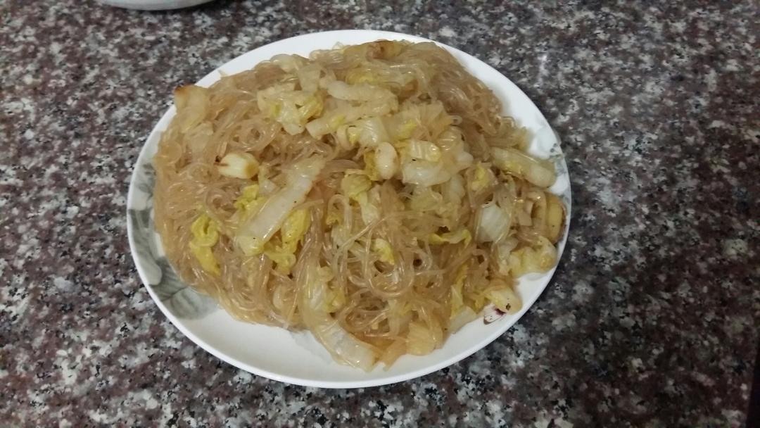 白菜炒粉丝