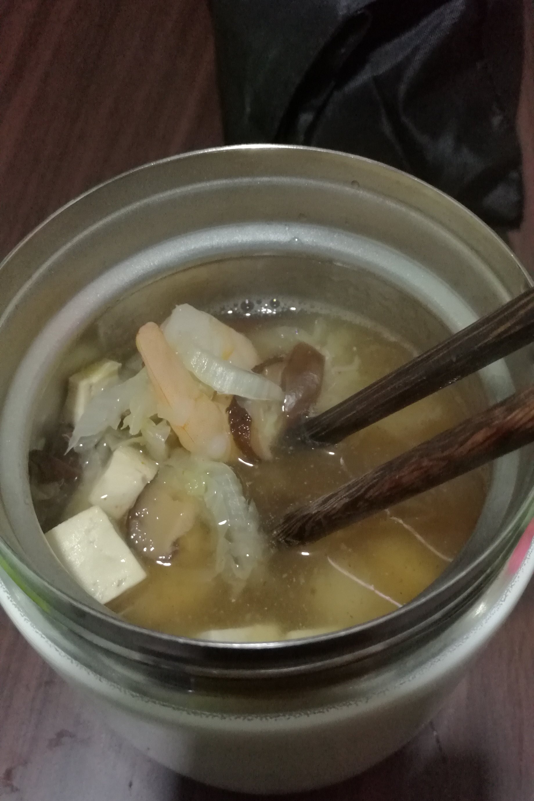 豆腐海鲜酸辣汤