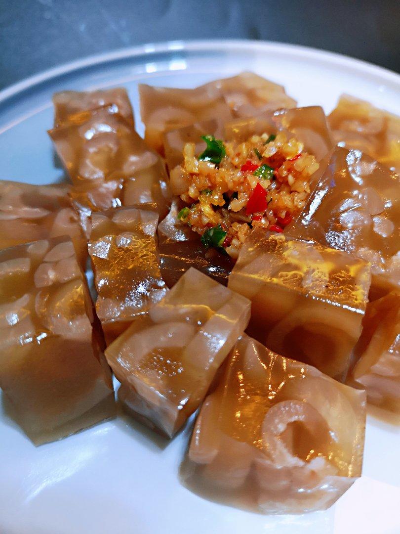 水晶肉皮冻