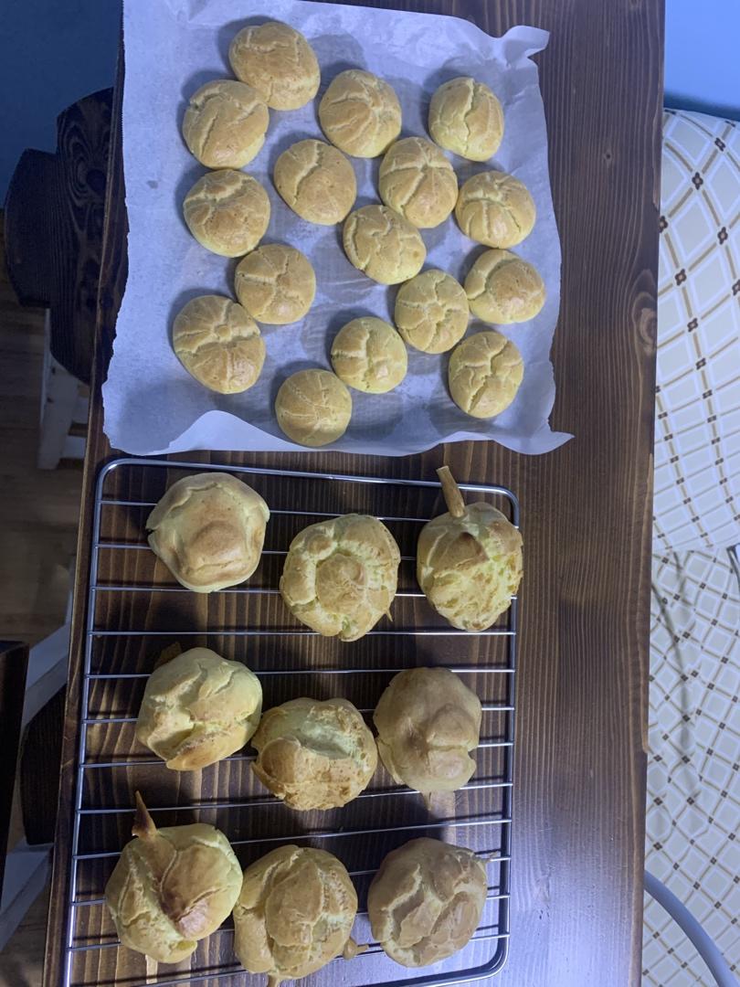 简单易成功的奶油小泡芙做法