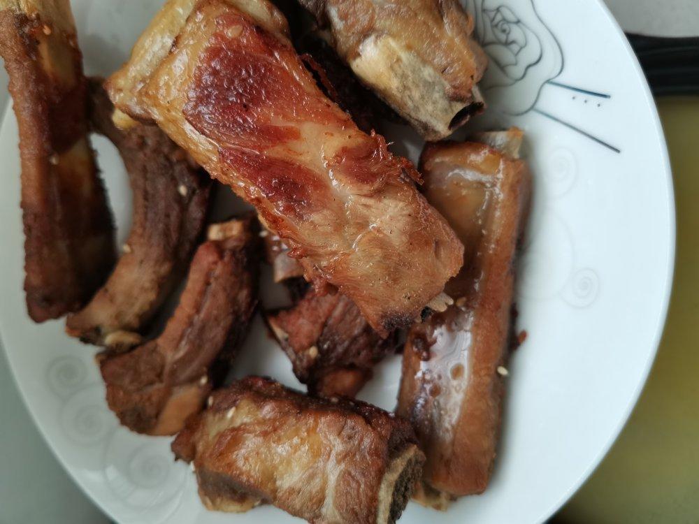 简单的孜然烤排骨