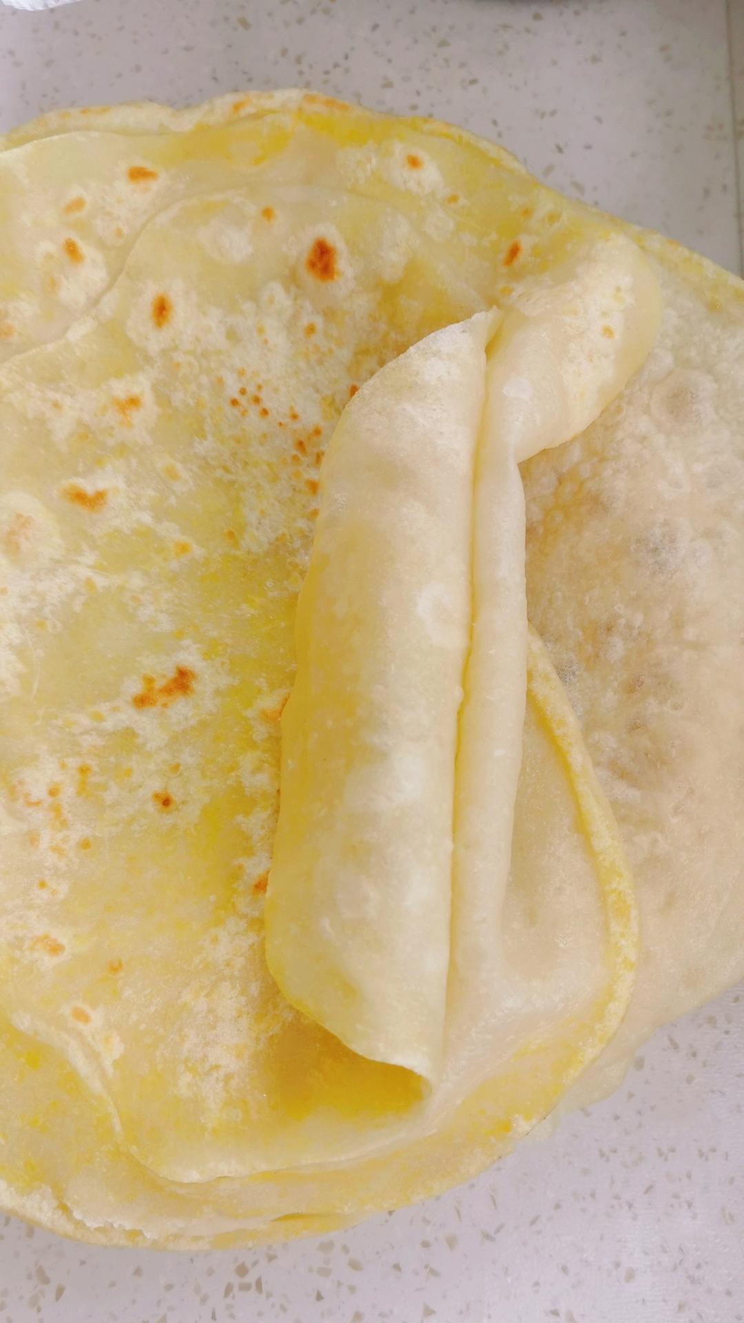 家常土豆丝卷饼