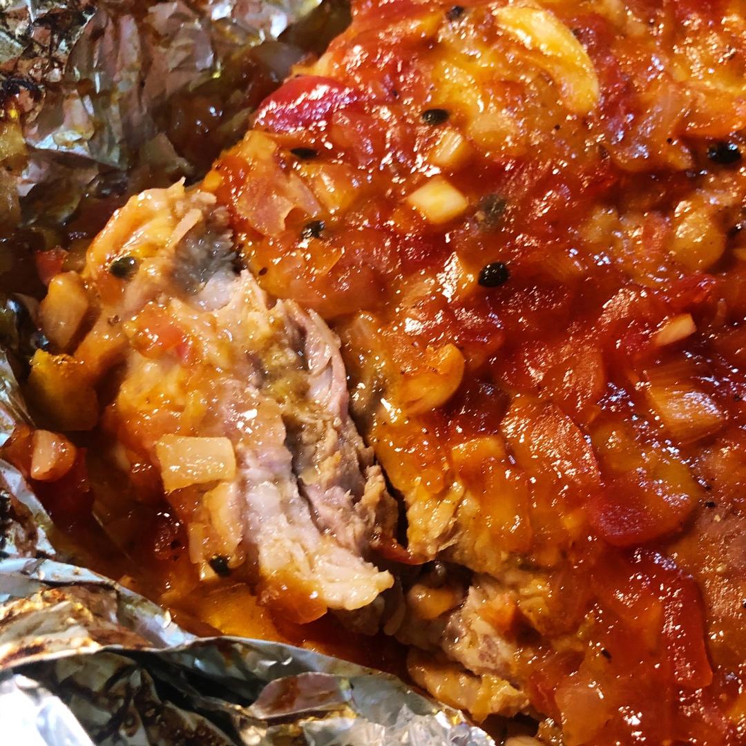 第一次下厨都能做的🍊果香酱烤肋排