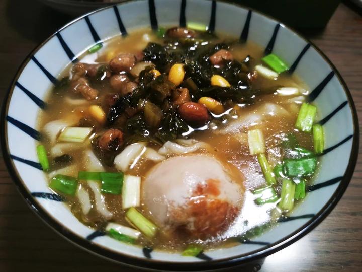 雪菜肉丝面