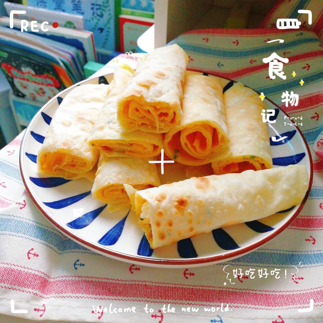 双色鸡蛋卷【宝宝辅食】