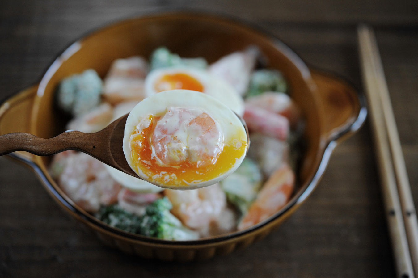 日式虾仁西兰花沙拉