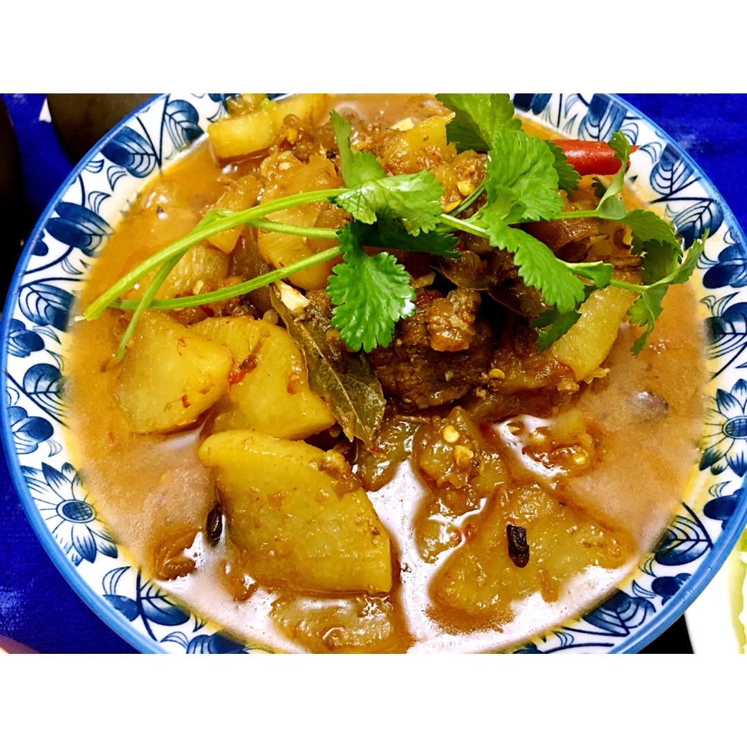左小礼做的红烧羊肉萝卜