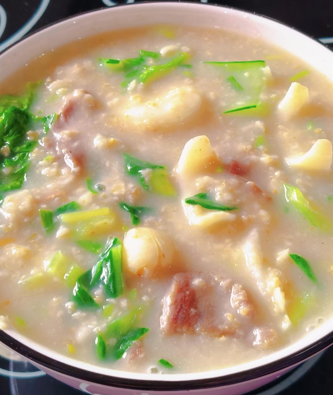 低卡养生牛肉粥(燕麦版)