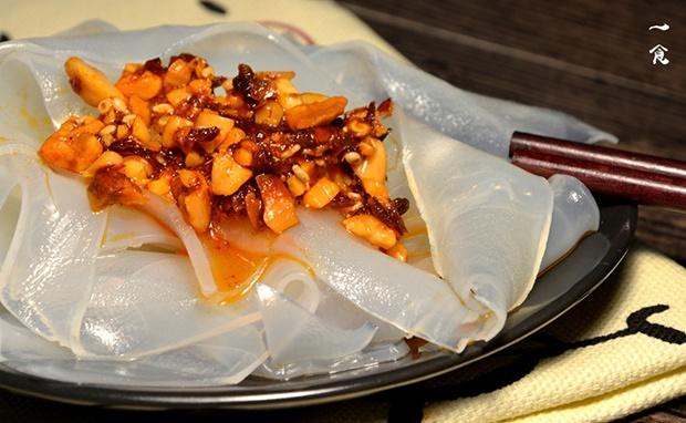 自制绿豆凉皮+快速