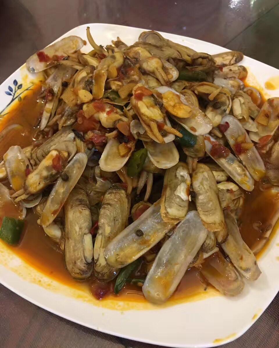 爆炒蛏子