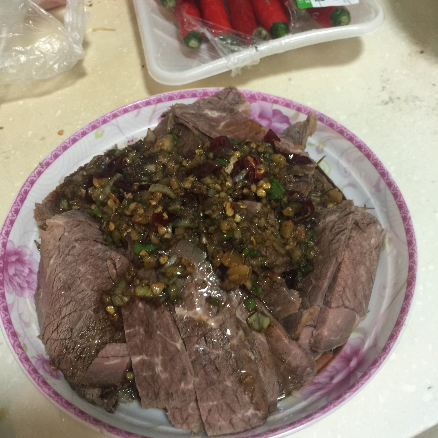 凉拌牛肉