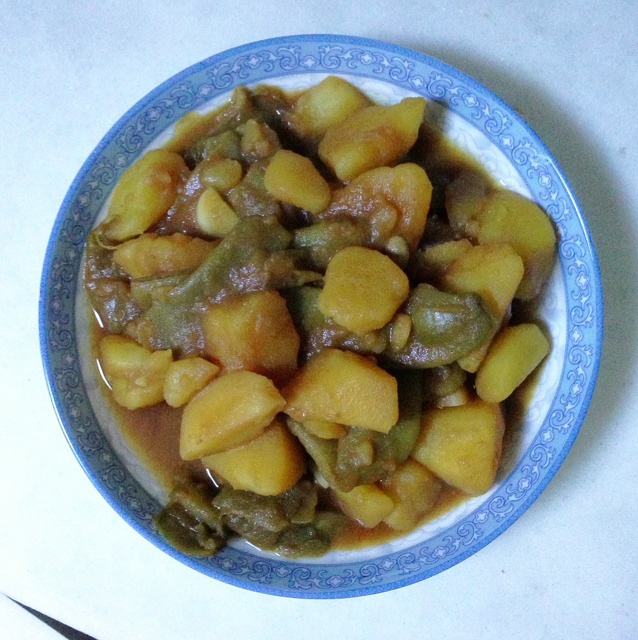 土豆炖豆角