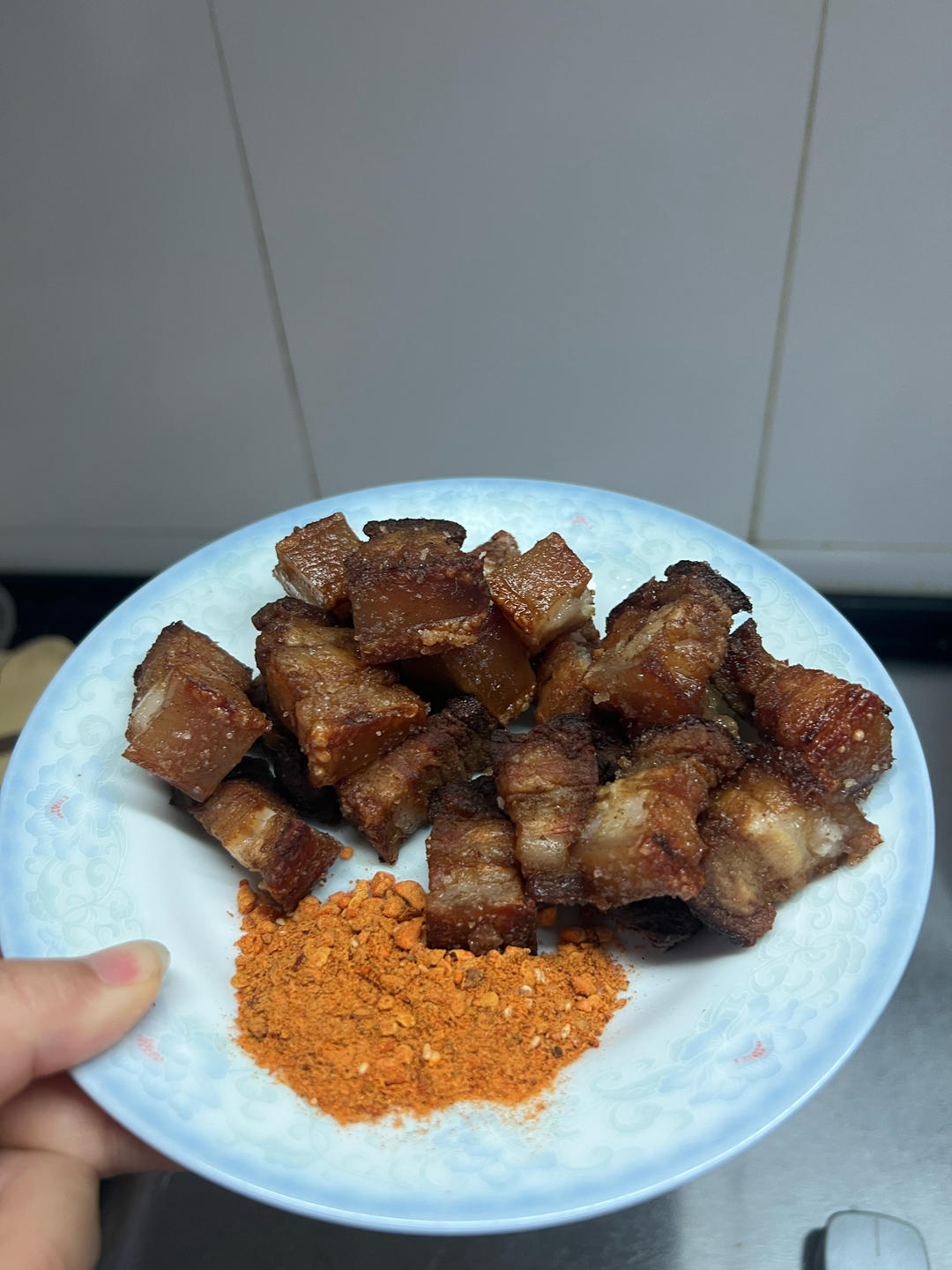 一次成功的脆皮五花肉