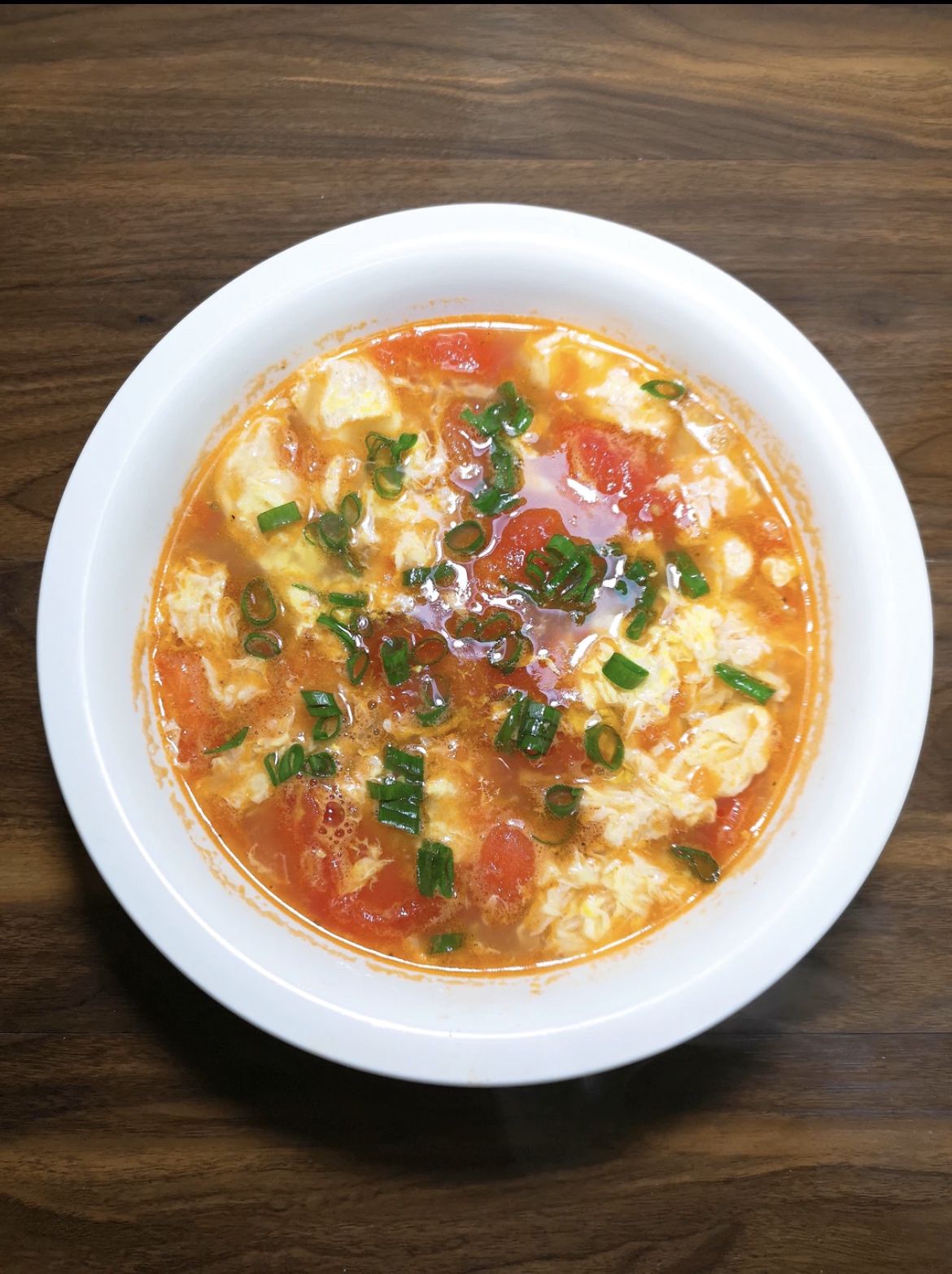 清爽西红柿鸡蛋汤的做法
