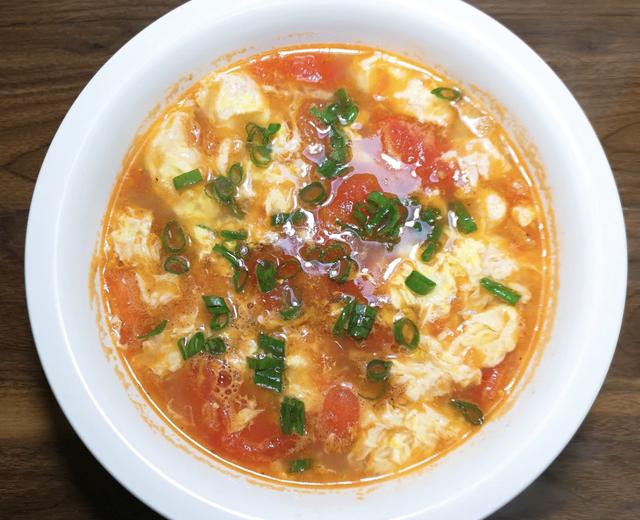 清爽西红柿鸡蛋汤