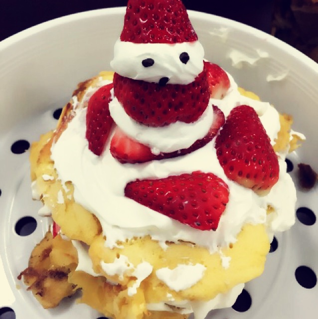 圣诞草莓千层塔