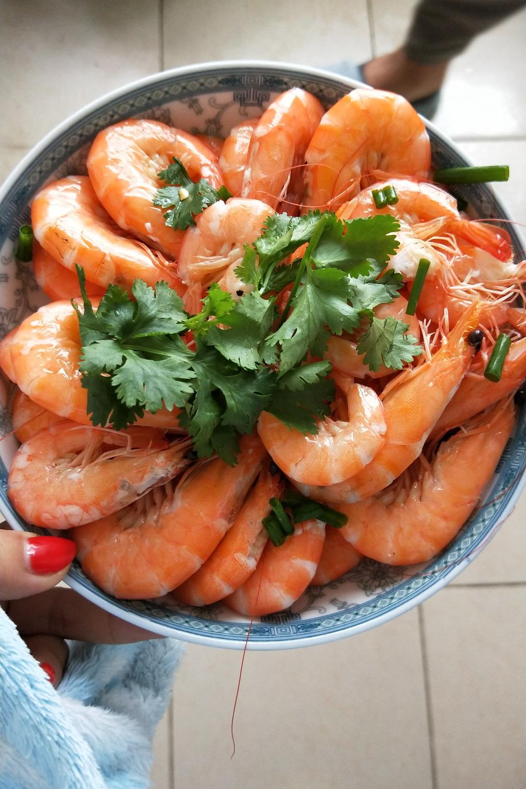 首尔站9222做的白灼虾