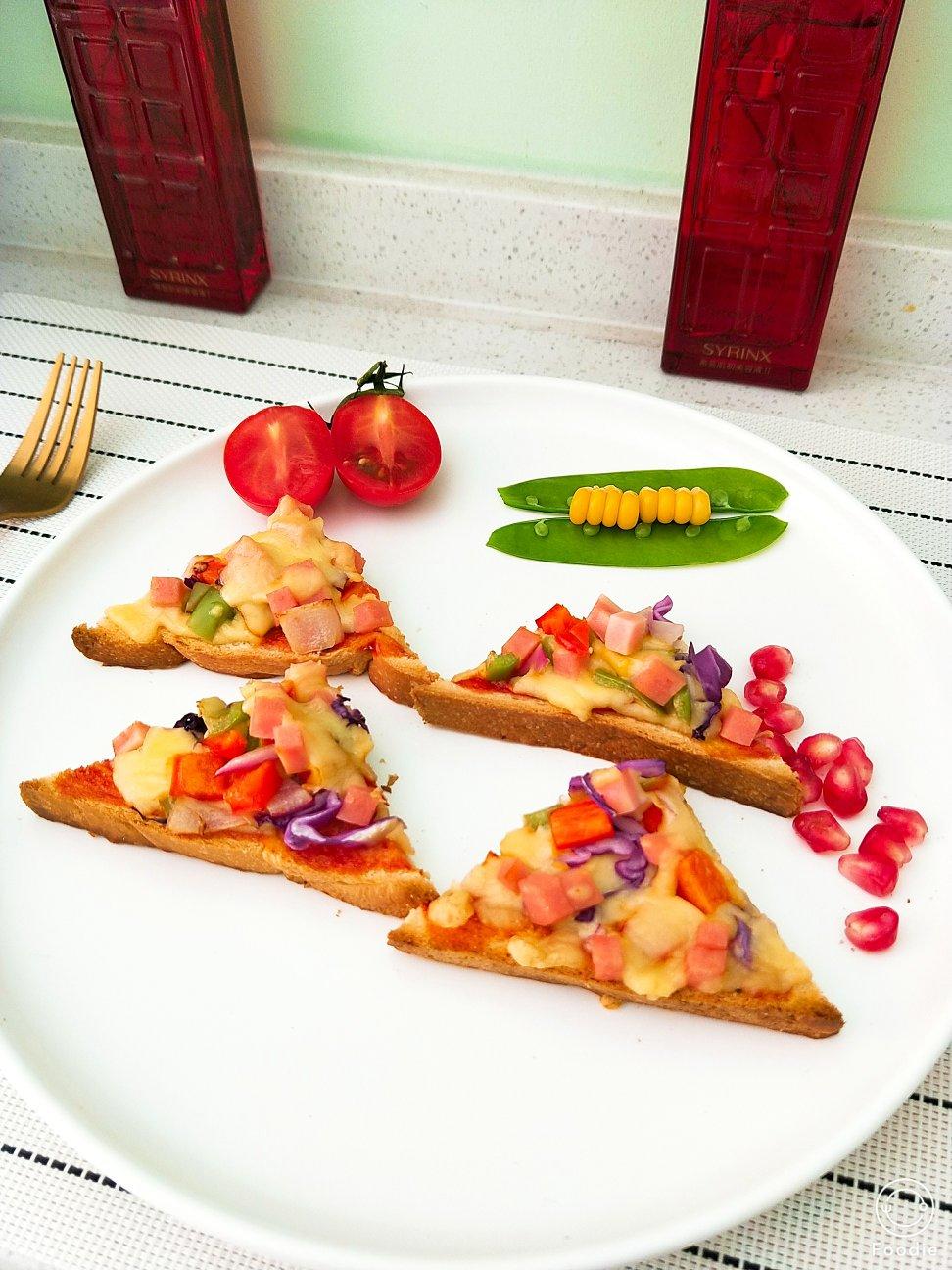 一人份吐司披萨【好吃的披萨·快手营养早餐】