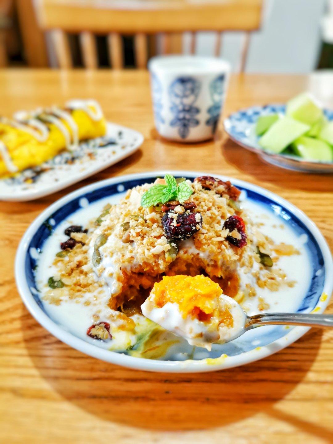 【酸奶紫薯泥】