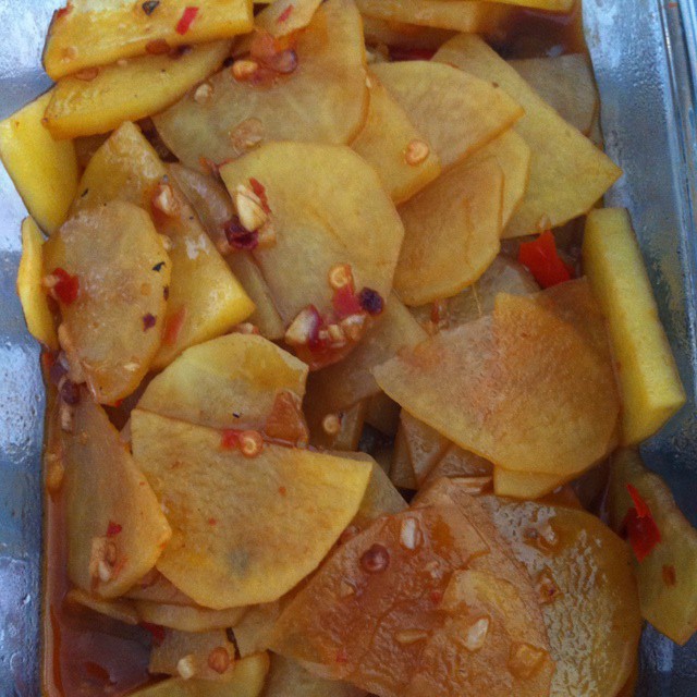 干锅土豆片