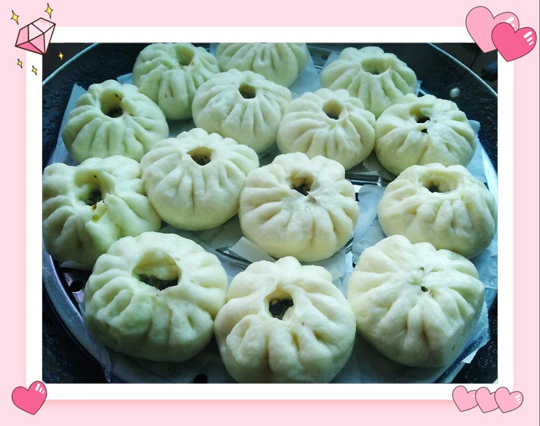 芽菜肉臊包子