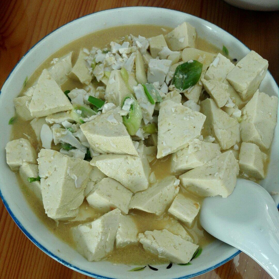 咸蛋烧豆腐～～孩子爱吃的下饭菜！