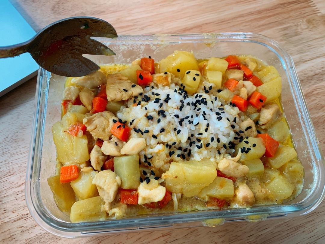 咖喱鸡饭