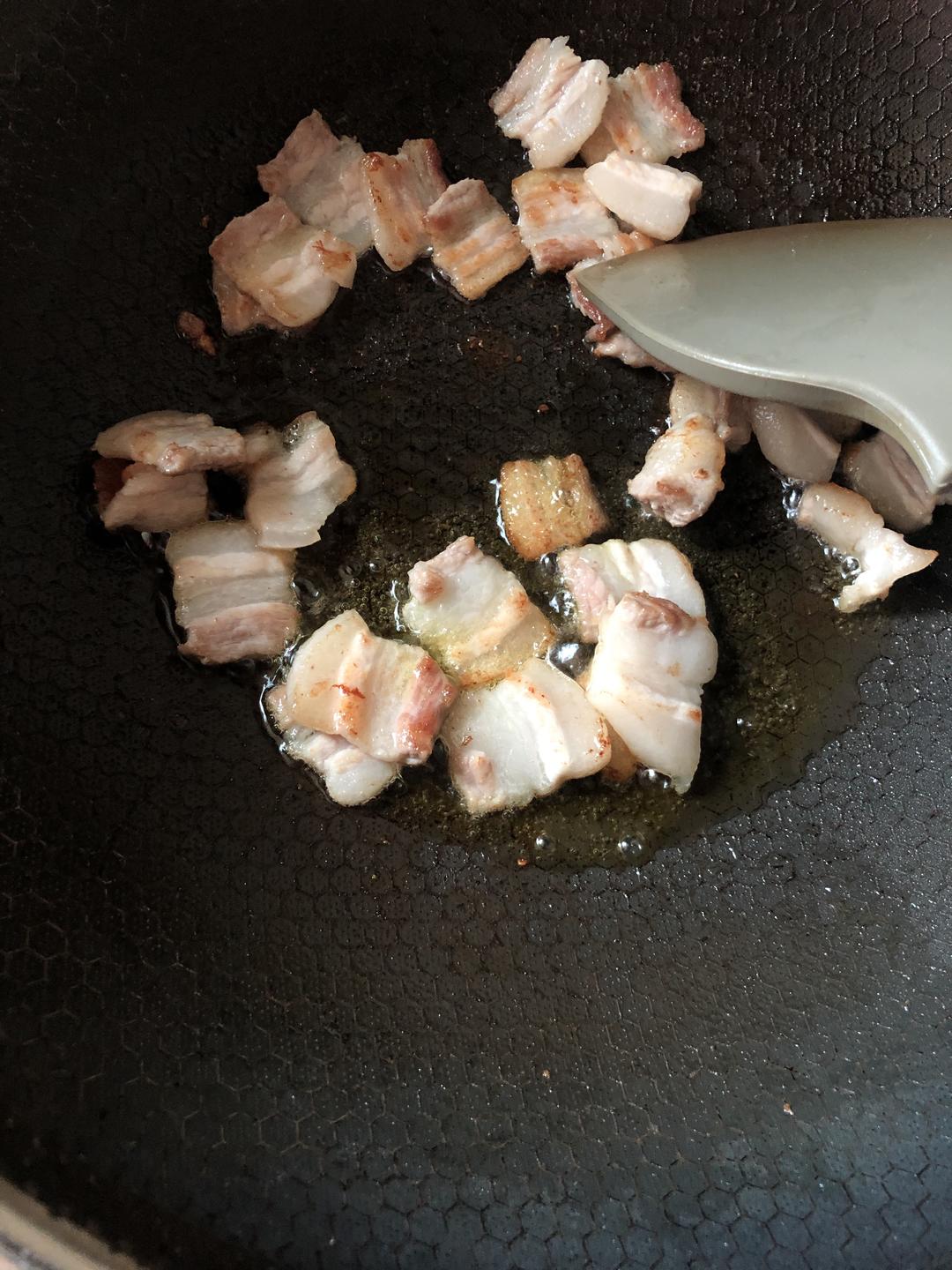 花肉炒茄子 过油版 的做法步骤图 Yanyancheng 下厨房