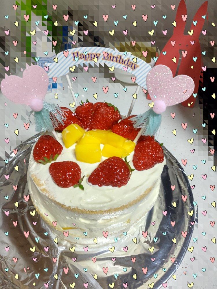 清新水果裸蛋糕