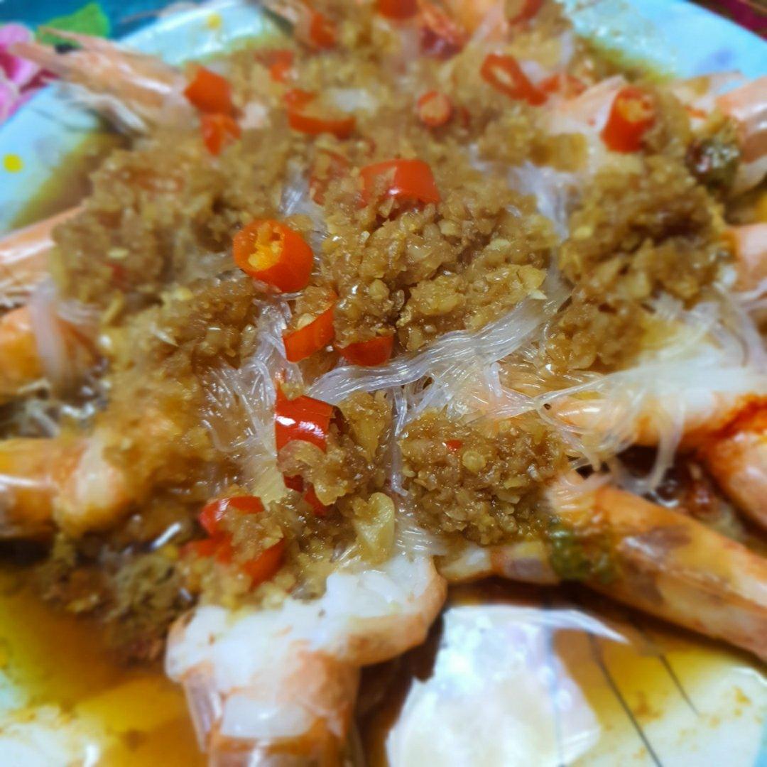 蒜蓉粉丝蒸虾