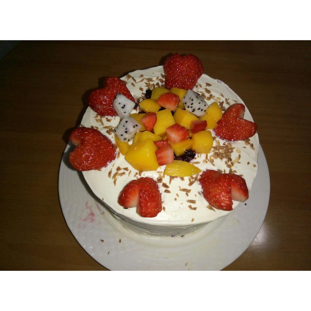 草莓戚风蛋糕【曼达小馆】