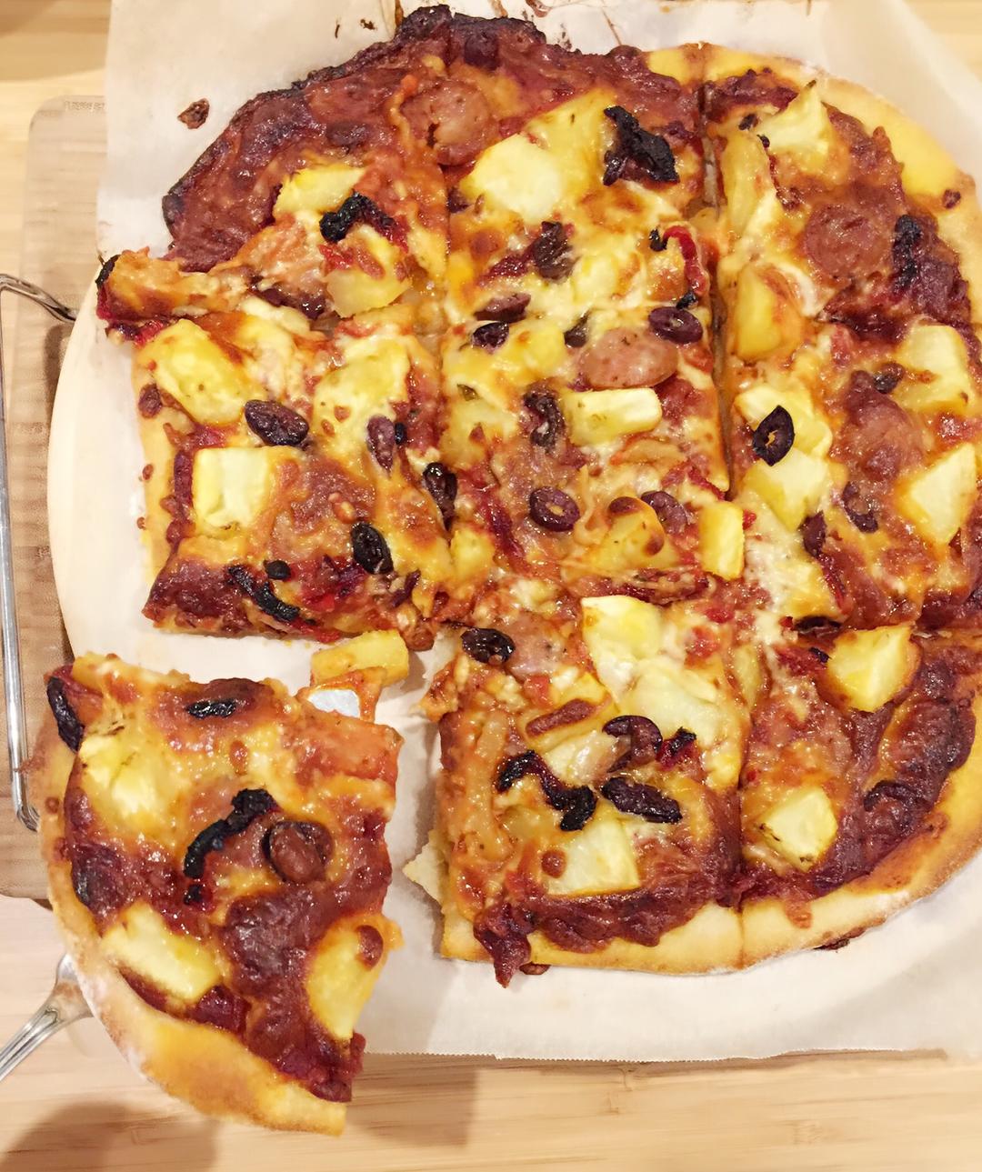 西餐10：Pizza面团2-天然酵种
（可做佛卡夏面团）-Ken版的做法