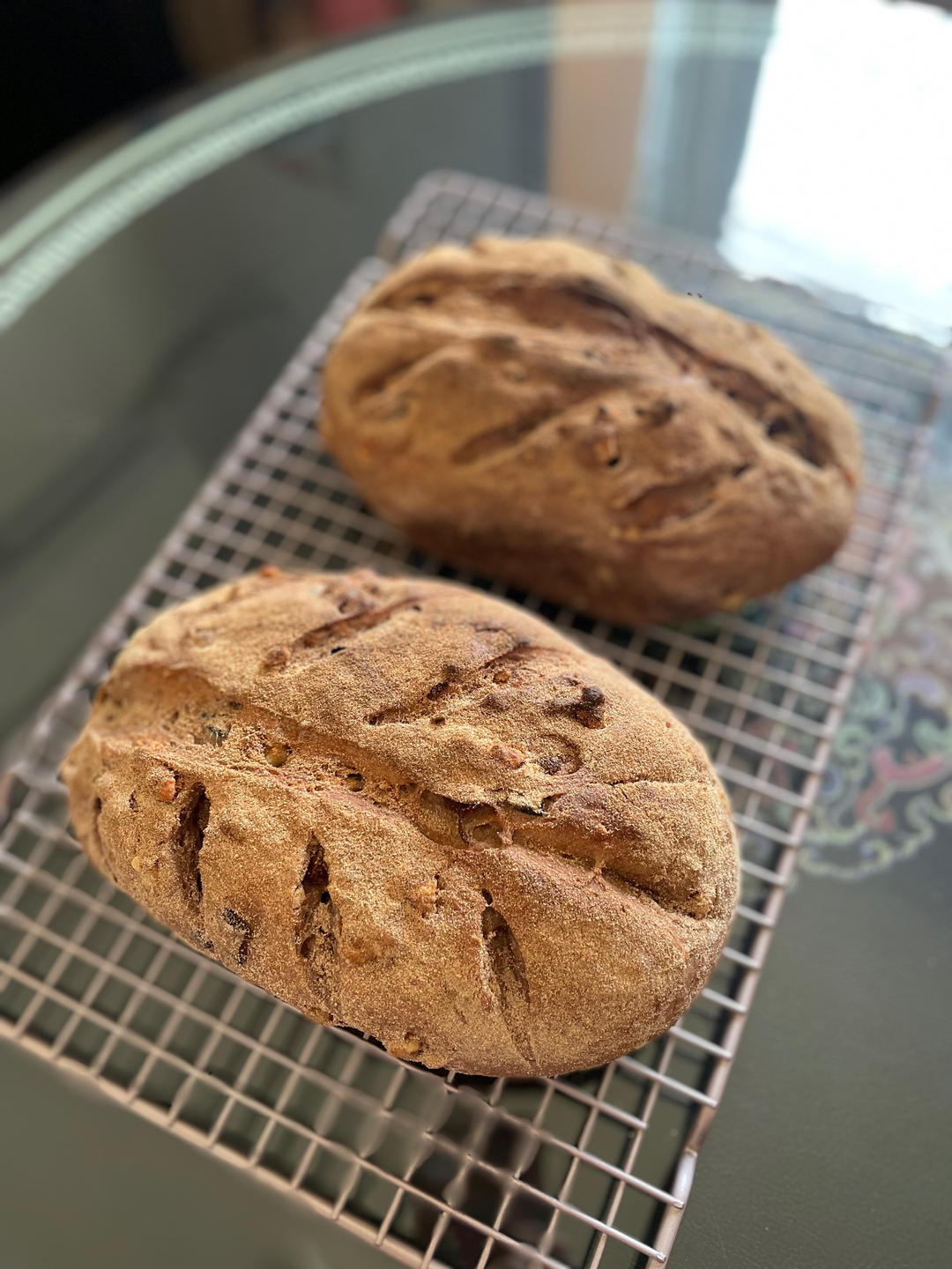 德国婆婆秘方·只多一料·香得上天的全麦核桃蔓越欧包