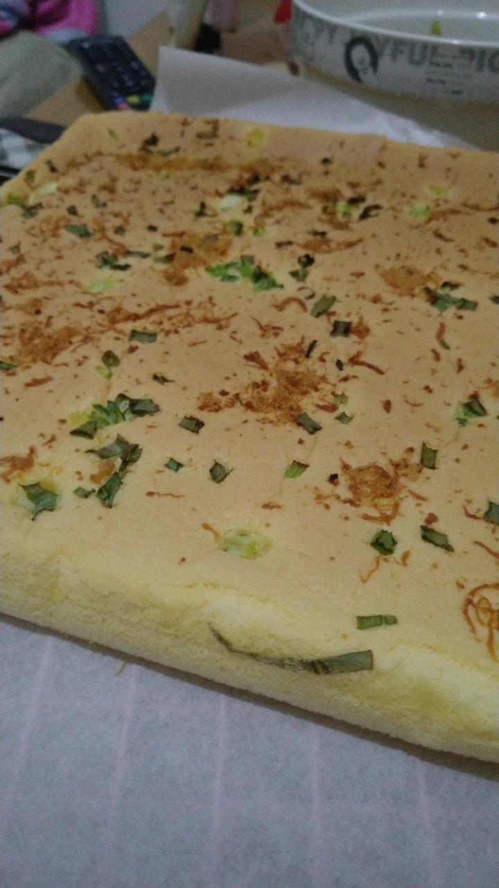 香葱肉松肥蛋糕卷～