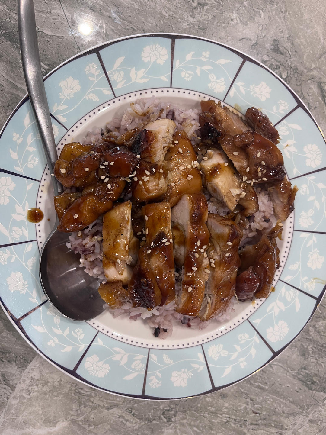 照烧鸡腿饭