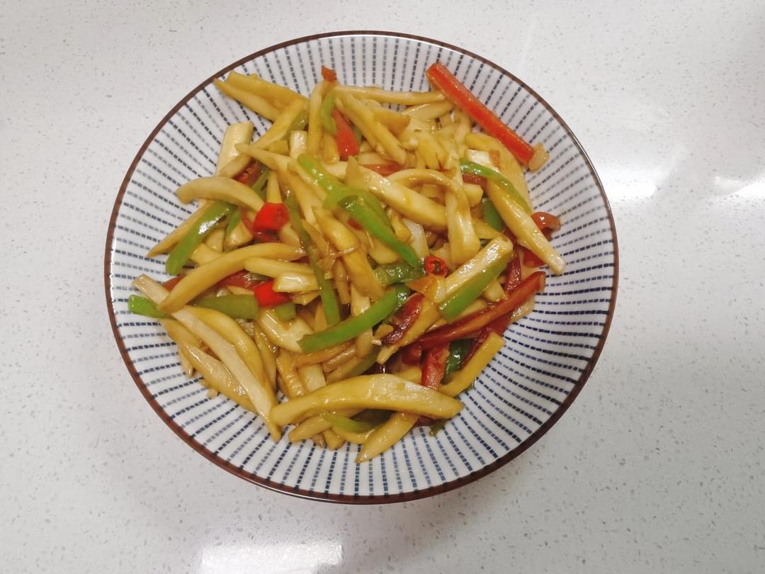 爆炒杏鲍菇
