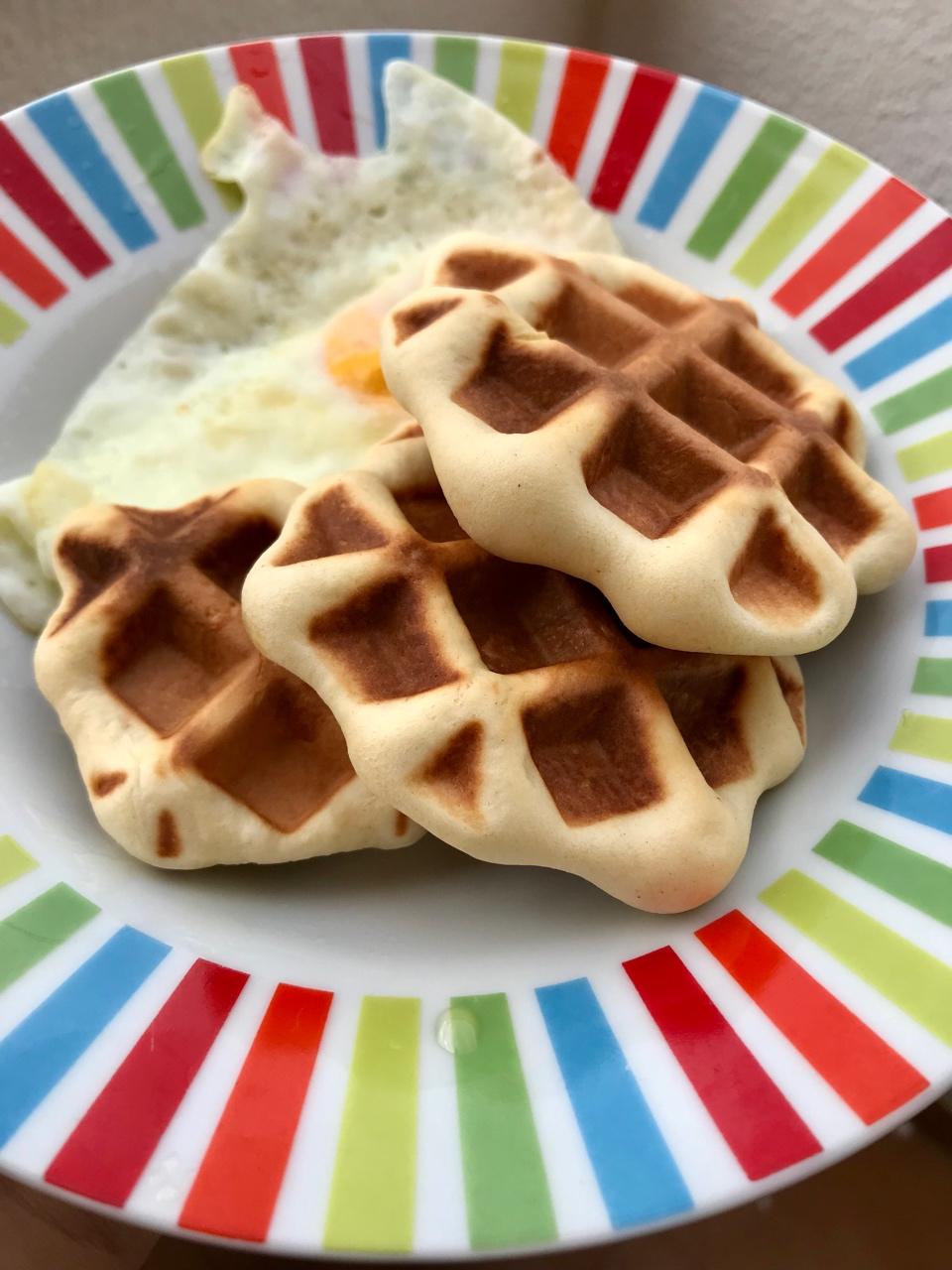 紫米华夫饼