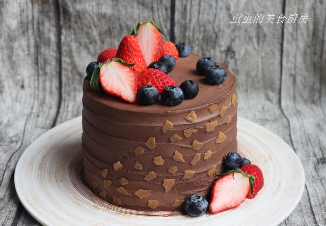 草莓波浪巧克力蛋糕的做法