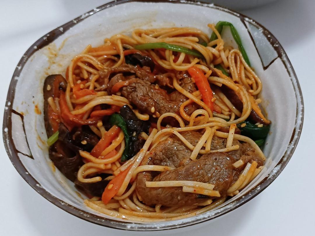 超好吃🔥酸辣口味❗️韩式辣酱荞麦面