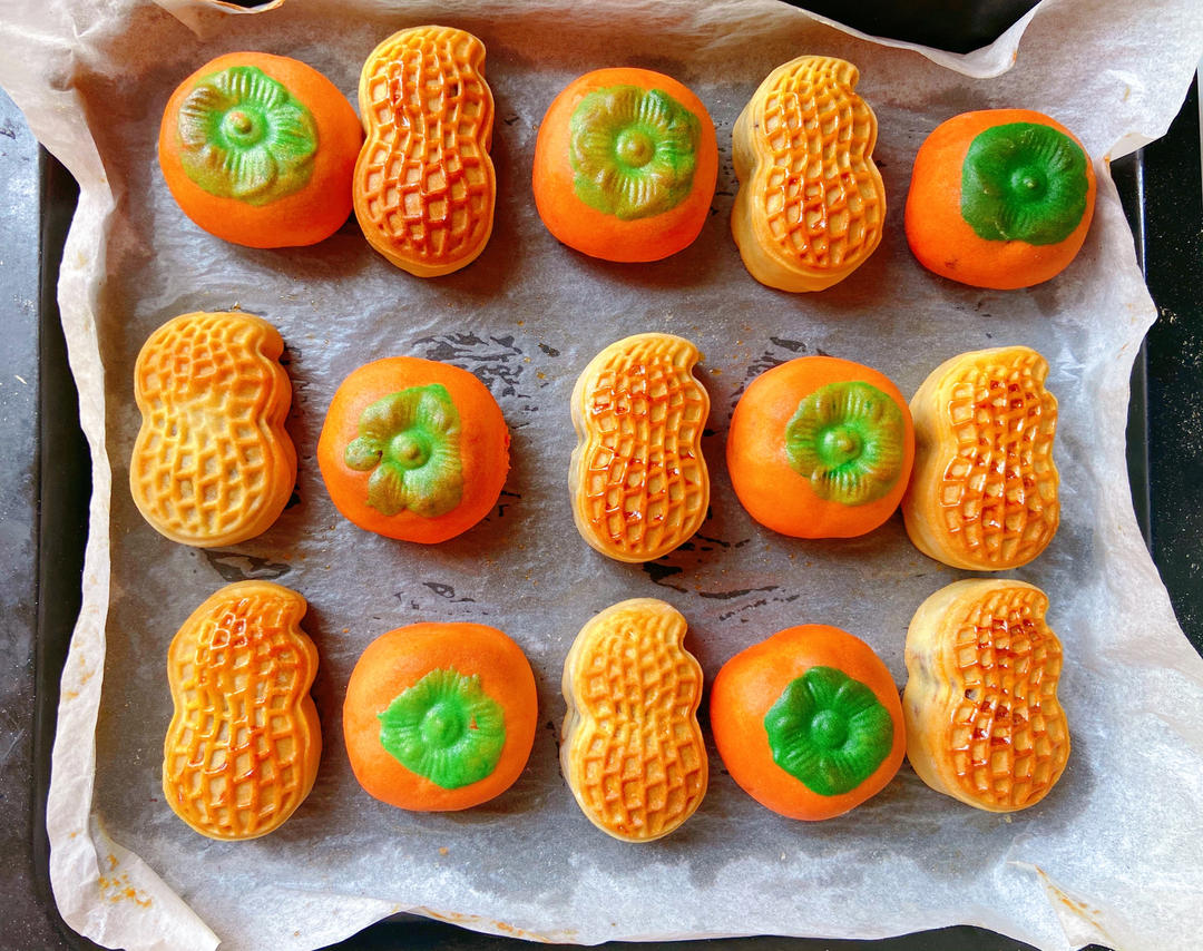 好事（柿）发（花）生🥜—广式伯爵红茶花生月饼