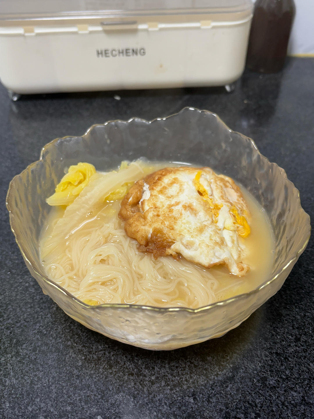养胃面 白菜鸡蛋线面