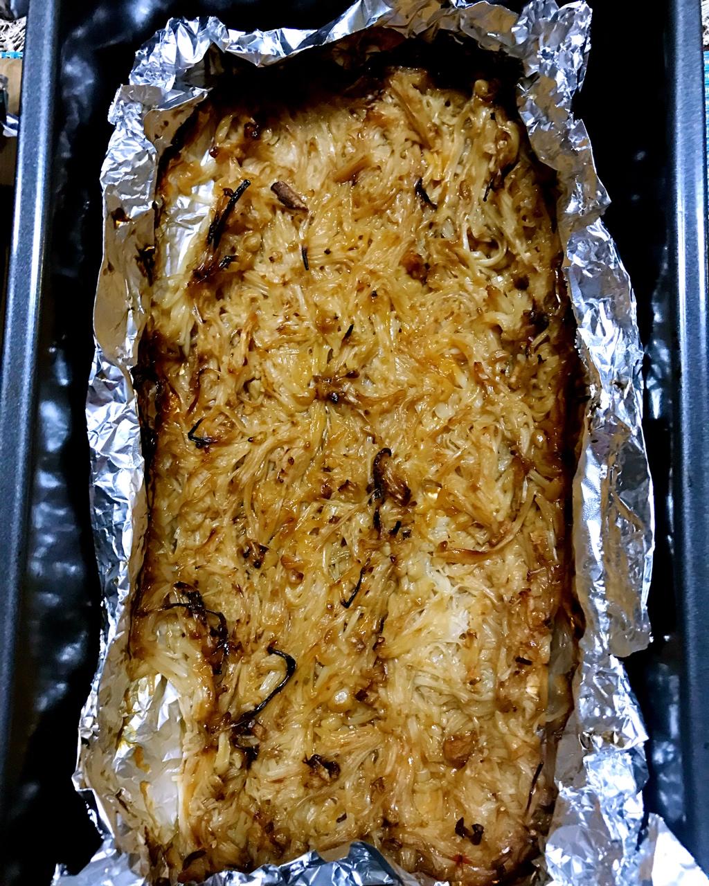 烤箱版烤金针菇