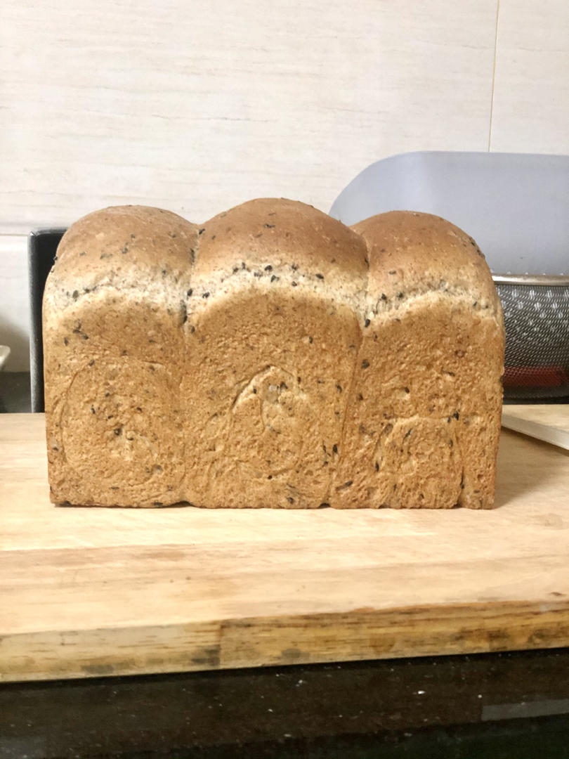 汤种全麦吐司～松软，麦香十足