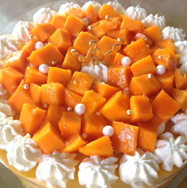 芒果冻芝士蛋糕