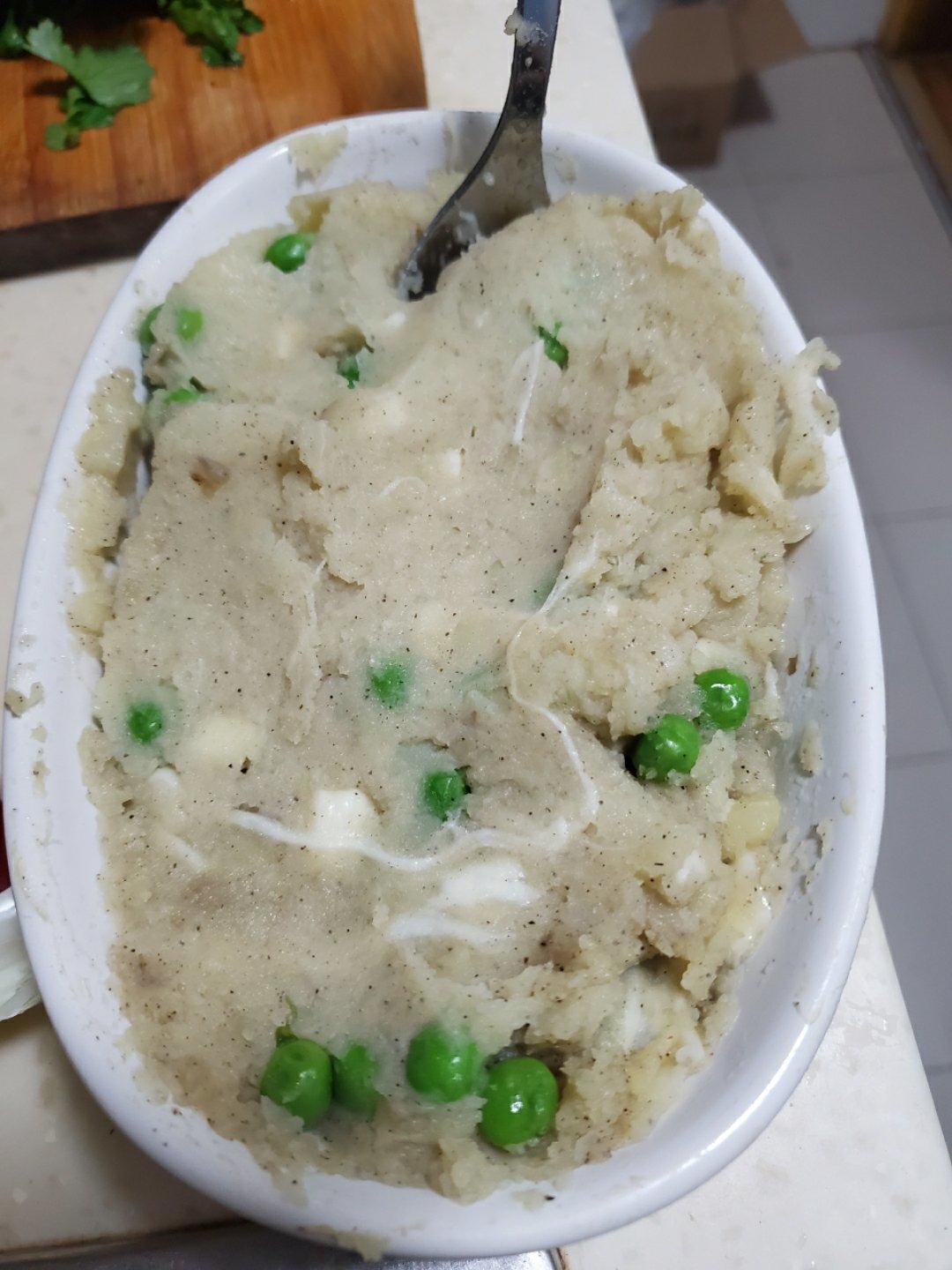 芝士焗土豆泥（微波炉版）